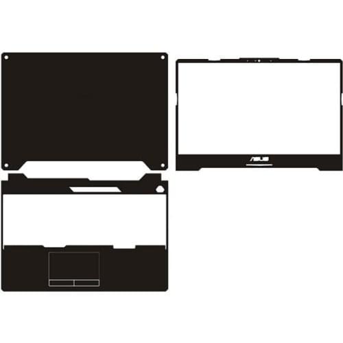 Laptop Carbon Fiber Vinyl Skin Sticker Cover For ASUS TUF FA506 15.6"