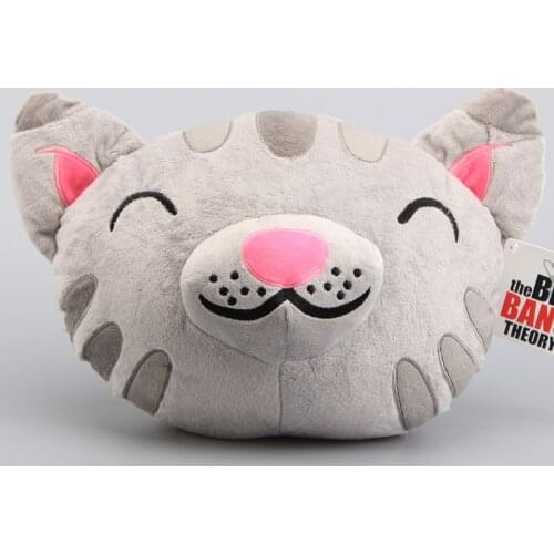 34 x 24 cm Cute Cat Stuffed Animals Toys Pillow Big Size Cushion Lovely Cat Plush Toys Doll Stuffed Animals Toys Women Kids Gift