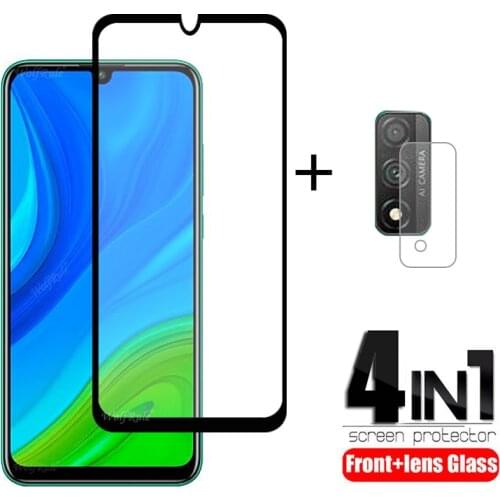 4-in-1 For Huawei P Smart 2020 Glass For P Smart 2020 HD Tempered Glass For Huawei Y6P Y5P P40 Lite P Smart 2020 2019 Lens Glass