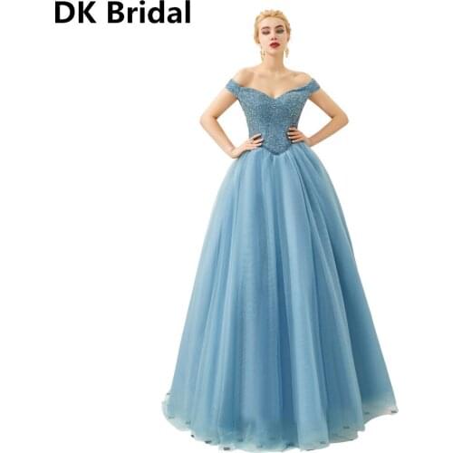 5 Colours vestidos Green Off The Shoulder Quinceanera Dresses Luxury Beading Ball Gown 2019 Full Length Sweet 15 Debutante Gowns