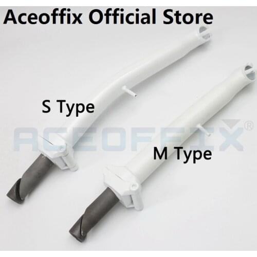 ACEOFFIX for Brompton Bike 2020 White head tube stem chrome molybdenum steel folding for S/M handlebar