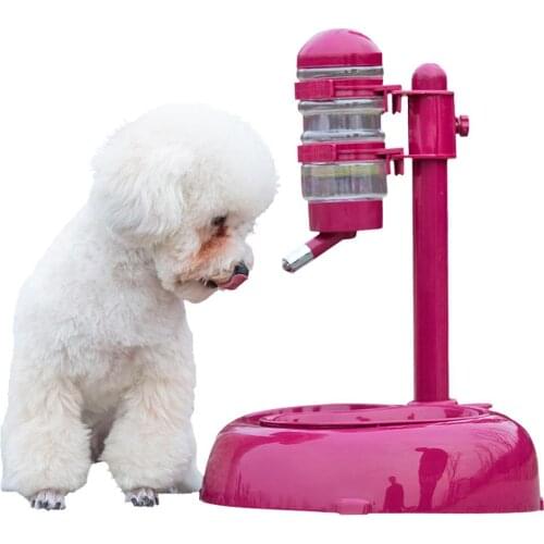 Pet Automatic Water Fountain Hanging Drink Food Bowls Water Bottle Kettle for Cat Dog Pet Water Drinker Dispenser