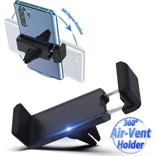 Air Vent Phone Holder for Car 360-degree Rotation Car Phone Mount for Phone 4.7 to 6.0