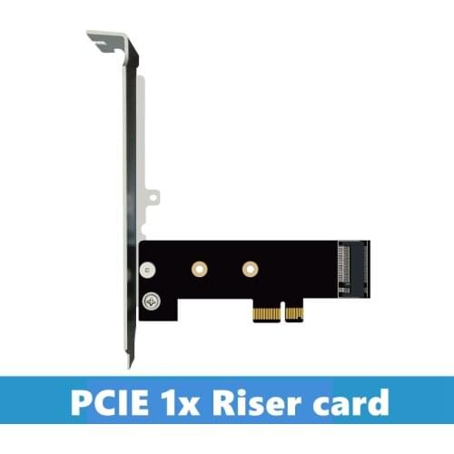 Free shipping PCIE 1x riser card m.2 NVME to pcie Optane adapter card
