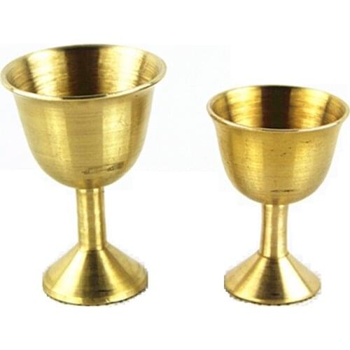 Hand-made Pure Copper Wine Glass Liqueur Goblet (Two size)