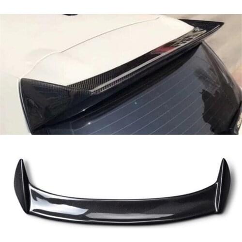 CEYUSOT FOR Volkswagen Scirocco Real Carbon Fiber Roof Spoiler WING Car Rear Window OSIR STYLE Tail FIN VW Accessories 2009-2014