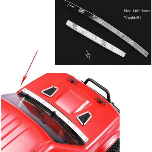 DJ Stainless Steel Wiper Cover Portection For MST JIMNY Simulated RC Car Accessories