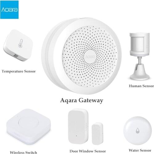 Aqara Smart Home kits Gateway 3 Hub Camera Wall Wireless Switch Door Window Sensor doorbell wireless relay module