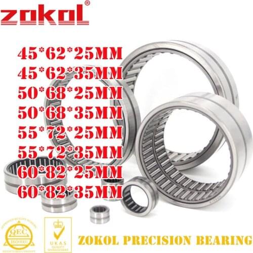 ZOKOL NKI45/25 NKI45/35 NKI50/25 NKI50/35 NKI55/25 NKI55/35 NKI60/25 Entity ferrule needle roller bearing