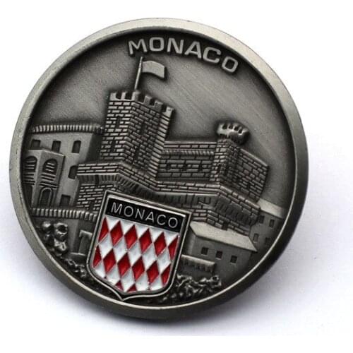 Customized Metal Russian coins Cheap custom Metal antique silver Souvenir Coins hot sales Russian monaco coins