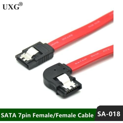 SATA Cable 3.0 to Hard Disk Drive SSD HDD Sata 3 90 Degree Right-angle Cable for Asus MSI Gigabyte Motherboard Cable Sata 45cm