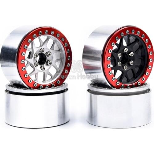 Metal 2.2 Inch 2.2" Wheel Rim for 1/10 RC Crawler Car Axial SCX10 RR10 90053 AX10 Wraith 90056 90045 90048 S46 - 4pcs/lot