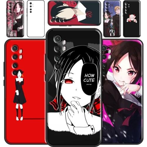 Cute Kaguya Sama Anime Girl Phone Case For Xiaomi Mi 11 Lite 9 10 9T 10T Pro POCO X3 M3 Pro F3 Mi 11 Ultra Back Cover