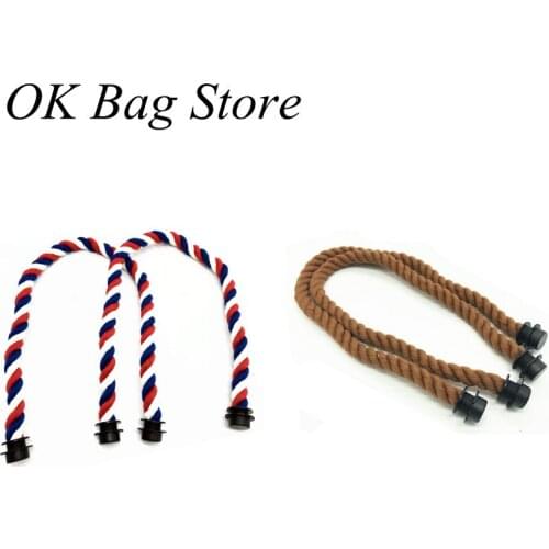 MLHJ for obag colorful handles 45cm 65cm 80cm hemp rope obag 1 pair