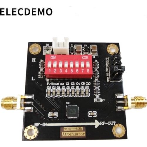 PE43703 Module Digital RF attenuator module PE43703 Bandwidth 9K~6GHz 0.25dB step to 31.75dB Function demo Board