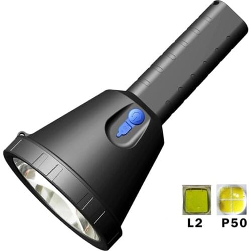 Powerful 25W 2500lm LED Portable Lantern Compact Lightweight Camping Searching Lamp with 6pcs 18650 Lithium Batteries Flashlight