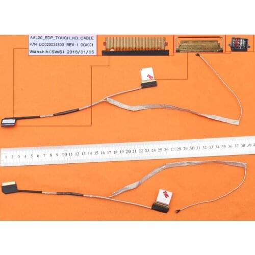 New Laptop Cable For DELL 15-5000 5558 5559 5555 5551 3558 40pin Original PN: 0VTF97 DC020024800 Screen LVDS Connector