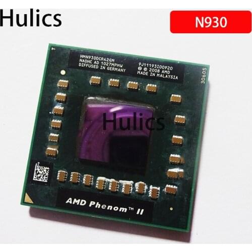 Hulics Original AMD Phenom cpu processor N930 HMN930DCR42GM 2.0Ghz/2M Socket S1 638 pin PGA Computer 2008 CPU