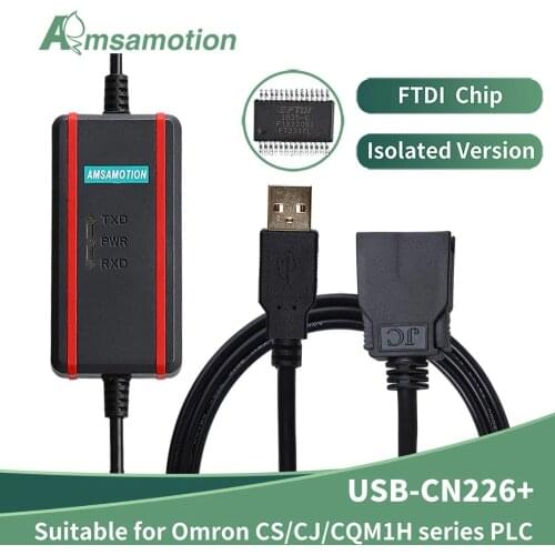 Suitable Omron PLC Programming Cable CS/CJ/CQM1H Series FTDI Chip Download Cable USB-CN226