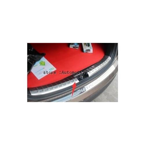 Stainless Steel Inside Rear Bumper Sill Protector For Hyundai Santa Fe IX45 2013 2014 2015 2016 for HYUNDAI SANTA FE SPORT IX45