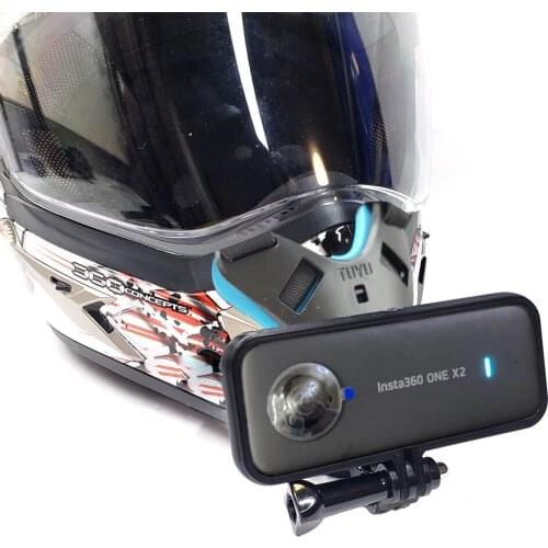 TUYU Motorcycle Helmet Chin Strap Mount Holder for insta360 one X / X2 Panoramic camera GoPro Accessories
