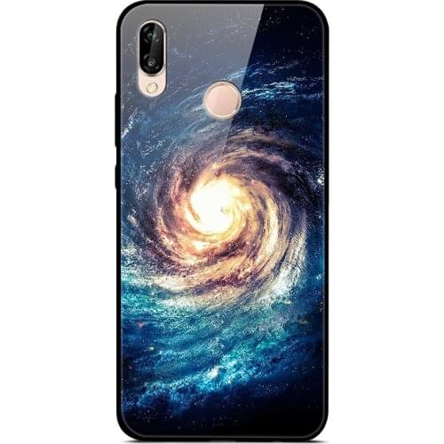 Glass Case For Huawei P20 Lite Phone Case Phone Cover Phone Shell Back Bumper Series 2