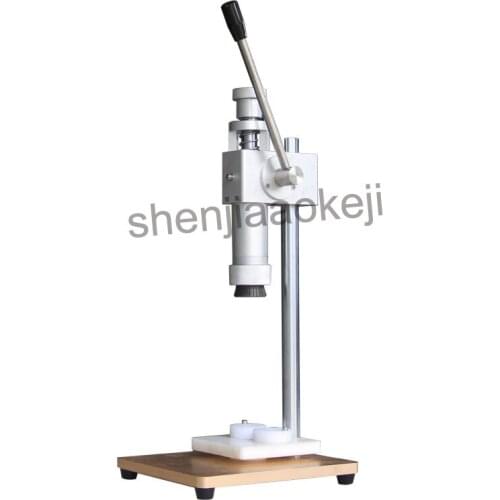 1PC Manual Perfume Bottle Crimping Machine Bench-top Vial Crimper Cappress Perfume Capper Manual Aluminum Cover Sealing Machine