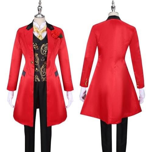 Twisted-Wonderland Alice in Wonderland Riddle Rosehearts Outfit School Uniform Halloween Cosplay Costume For Adult