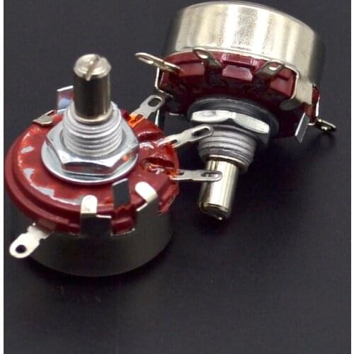 WTH118-1A (2W) carbon single turn potentiometer 1k 2k2 4k7 10k 22k 47k 100k 220k 470k 560k 5pcs/lot