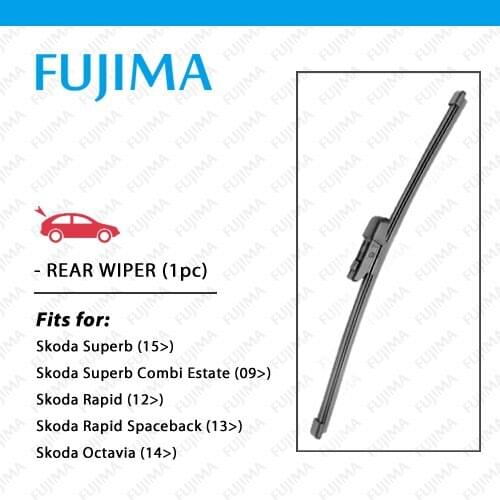 Rear Wiper Blade for Skoda Superb Combi Estate Rapid Octavia Rapid Spaceback, Back Windscreen Wipers