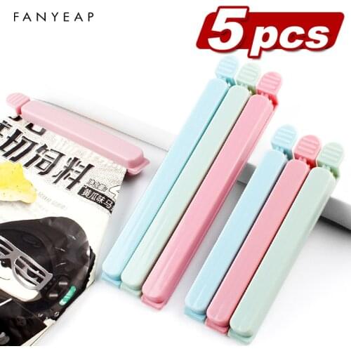 Food Bag Clips Househould Food Snack Storage Seal Sealing Bag Clips Sealer Clamp Food Close Clip Seal Kitchen Tool