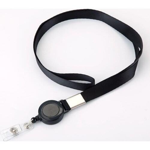 1PC Colorful Badge Holder Lanyard for Bank Credit ID Card Holder Cellphone Neck Hanging Strap Rope Work Bus Card Badge Clip