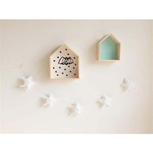 10 stars Tent Hanging Rope Handmade Bed decoration Pendant Nordic INS Wall Kids Room Photography Toy Kids Christmas Gift brace