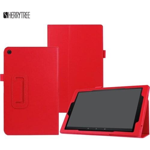 30PCS/Lot For Kindle New Fire HD 10 2017 Litchi Stand Folio PU Cover Protective Case By DHL Fedex