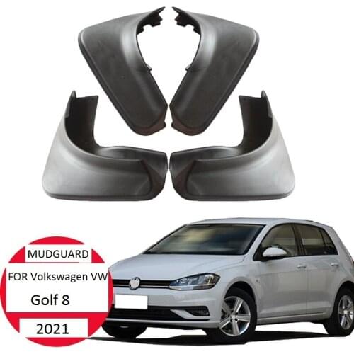 FOR Volkswagen VW Golf 8 2021 Mud flap Fender Mud Flaps Guard Splash Flap Mudguards Car Accessories 4PCS