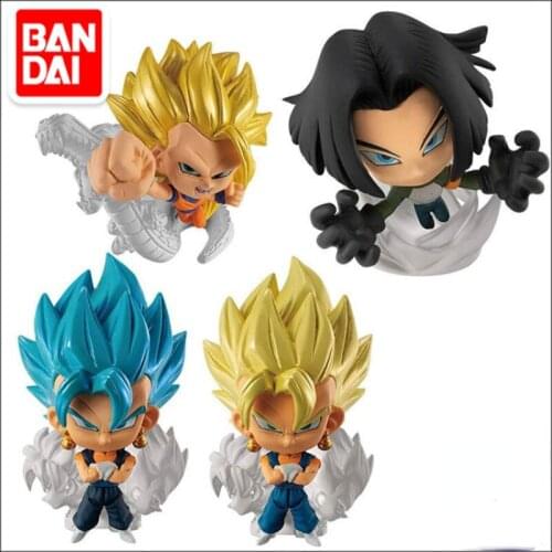 Bandai 50949 Gashapon Dragon Ball Super Warrior Doll Series 05 Goku No.17 Vegetto Anime Toy Model