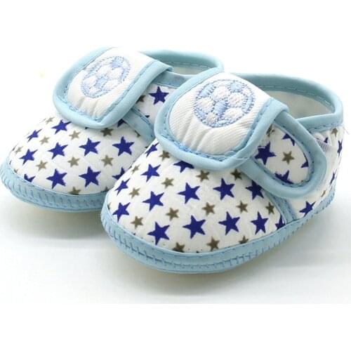 #EW Girls Boys Baby Shoes Soft Sole Prewalker Warm Casual Flats Cotton Fabric Shoes Newborn Infant Baby Star обувь для малышей