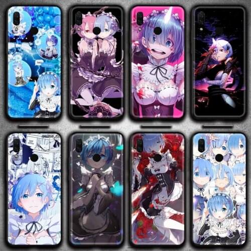 Anime Re Zero Rem Phone Case Huawei Y6P Y8S Y8P Y5II Y5 Y6 2019 P Smart Prime Pro