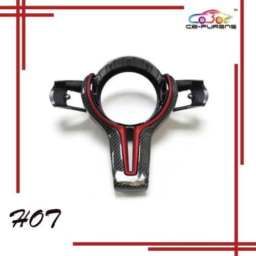 For-BMW M Series F80 F82 F10 F06 F12 F13 F15 F16 ABS/Carbon Fiber Steering Wheel Trim 1pcs/2pcs/3pcs Assembly