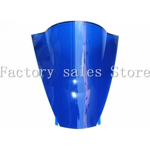 For Kawasaki Ninja ZX12R ZX-12R 2002 2003 2004 2005 blue Windshield WindScreen Double Bubble 02 03 04 05