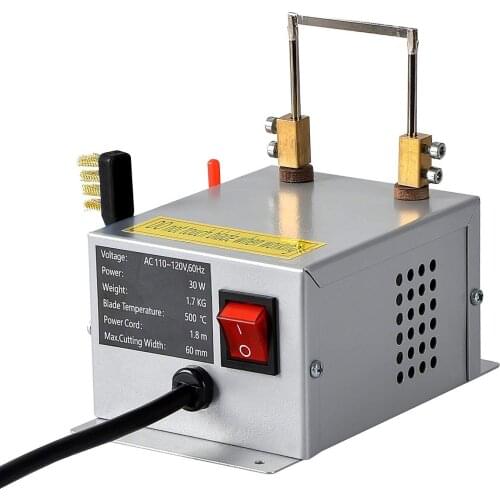 110V Electric Bench Rope Cutter Hot Knife Nylon Webbing Braid Fabric Belting Ribbon Thermal Cutting Tool 30W