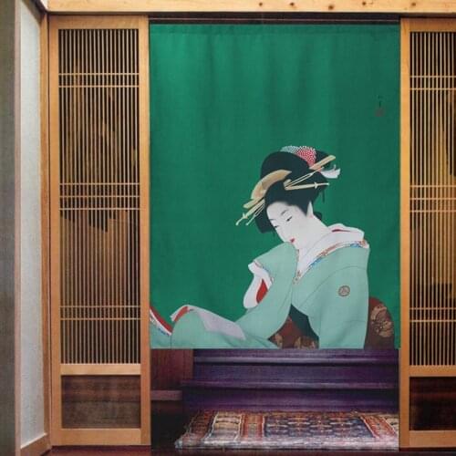 Nice Curtains Japanese Style Partition Curtain Cloth Door Hanging Curtain Japanese Beauty Door Curtain
