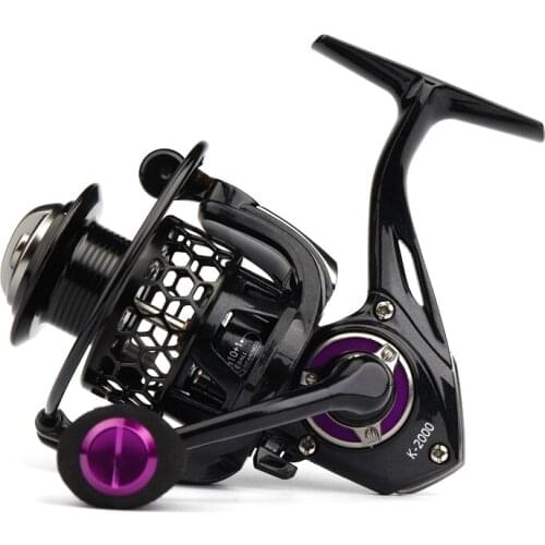 Fishing Reels Spinning Saltwater Wheel quality Aluminum Spool Series Carp Reel for Bass Pike Fishing 5.2:1 10+1BB 1000-4000