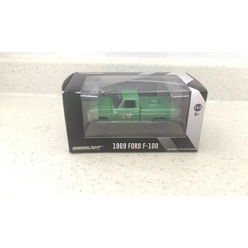 Greenlight 1969 Ford F100 Pickup Collection Metal Die-cast Simulation Model Cars Toys