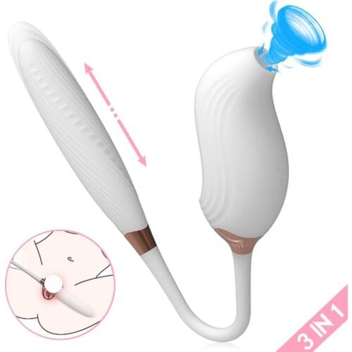 Powerful Clit Sucker Dildo Vibrator Female Sex Toys For Women Clitoris Stimulator Vibrating Love Egg Erotic Goods For Adults 18