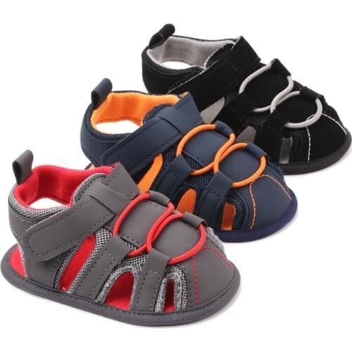 New Summer Baby Shoes Infants Soft Crib Shoes Antislip Newborn First Walkers Casual Shoes