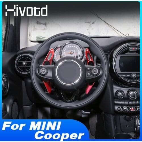 Steering Wheel Shift Paddles Extension Trims Interior Modification Sticker For Mini Cooper F54 F55 F56 F57 F60 Car Accessories
