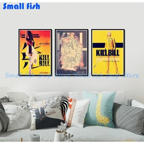 Kill Bill poster classic old movie vintage poster retro nostalgia kraft paper wall stickers Home 42*30 cm