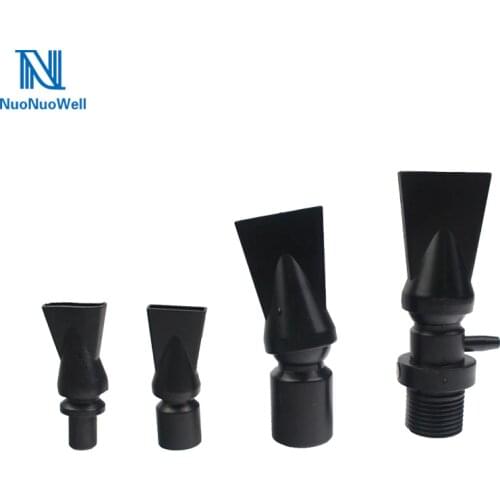 NuoNuoWell 2x Aquarium Elbow Pump Sump Duck Bill Flat Nozzle Return Pipe Water Outlet Fish Tank DIY Fittings