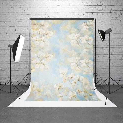 VinylBDS 5x7ft Flowers Newborn Photography Props Children Photography Background Baby Shower Prop Washable Background Studio